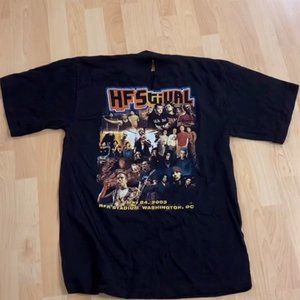 HFStival 2003 T Shirt Distressed Medium Unisex Graphic Tee (Remake/Retro/Design)
